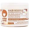 Afro Love Hair Soufflé Maschera Per Capelli Ricci, Afro e Crespi, Senza Siliconi - con Miele, Burro di Karité, Olio di Ricino e Albero del Tè 450 Grammi