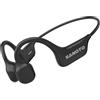 SANOTO Cuffie Conduzione Ossea Open Ear Auricolari Bluetooth 5.3 Ossea Auricolari Conduzione Ossea Wireless IPX7 Cuffie Sport Impermeabili e Antisudore Adatte per Corsa Ciclismo Fitness Ufficio