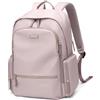 GOLF QUALITY Zaino Porta PC Donna 15.6 Pollici, Grande Zaino per Scuola, Computer, Business, Notebook, Viaggio, Ufficio, Lavoro，Rosa