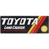 Open Road Brands Targa in metallo con scritta Toyota Land Cruiser Sales and Service, stile retrò, per garage, negozio o grotta dell'uomo