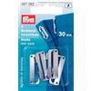 Prym Ganci per gonne, 30mm, colore argento, conf.: 2 paia