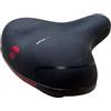 MADICKS Sella Nera per Bici city bike confort - Molto comoda per uomo e donna - Taglia unica completa di morsetto - Grande seduta Black
