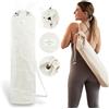 Flora Furora Borsa per Tappetini da Yoga da piccoli a 200cm yoga | Yoga Accessori, Sacca per Tappetini Pilates, Gym, Fitness, Esercizi Sport | Custodia certificato GOTS: privo di sostanze nocive, sostenibile