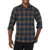 Amazon Essentials Camicia In Flanella Scozzese Con Bottoni A Maniche Lunghe Sagomata Uomo, Marrone Blu Marino Scuro Motivo Scozzese, XL