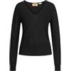 JJXX Jxathena V-Neck Knit Noos Maglione Lavorato a Maglia, Nero, XS Donna