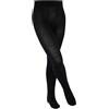 ESPRIT Foot Logo K Ti cotone tinta unita 1 pezzo, Collant Unisex - Bambini, Nero Black 3000, 122-128