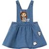 NAME IT NMFJUDIT Gabby Denim Spencer Sky, Vestito Bambina, Dark Denim,