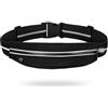 Flintronic Marsupio Sportivo, Marsupio Running, Cintura da Corsa Impermeabile Cintura Palestra Per Ciclismo Jogging Fitness Adatto per Telefoni Fino a 7,5 Pollici