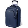 Lekespring Zaino Trolley Viaggio, Porta PC 17 Pollici Bagaglio a Mano, Impermeabile Borsa da Viaggio con Ruote per Uomo e Donna, Scuola, Università, Viaggi, Università,Aereo Affari, Blu