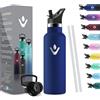 HoneyHolly Borraccia Termica Bambini 500 ML, Senza BPA, Borraccia Termica, Sottovuoto a Doppia Parete, Bottiglia Termica, 18/8 Acciaio Inox, Borracce Termiche, con Cannuccia, Termos per Scuola, Sport