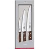 Victorinox, set di 3 coltelli per sfilettare Wood con manico in legno e lama in acciaio inox
