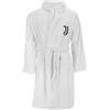JUVENTUS hermet Juventus 96330802131 Accappatoio, 100% Cotone, Bianco, 40x30x8 cm