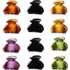 Lolalet [12 Pezzi] Lolalet Mini Mollettoni per Capelli Donna, Pinze Pinzette per Capelli, Mollette Capelli, Ciappo per Capelli Antiscivolo Resistenti per Donne