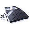 Unitek Driver DVD esterno USB C portatile CD/DVD +/-RW Drive/lettore DVD con lettore di schede SD Hub USB 3.0 USB C porta di alimentazione CD ROM masterizzatore compatibile con computer portatile PC