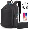 Tzowla Zaino Porta PC Universitari Uomo e Donna,Zaino da Viaggio Impermeabile Antifurto di Ricarica USB e Serratura per Notebook/Computer Accessori da 14,3/15,6 Pollici