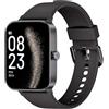 KIUVKAS Smartwatch Uomo Donna, 1.95" Full Touch Screen Smartwatch con Effettua/Risposta Chiamate, Fitness Tracker con Pressione Sanguigna e Monitor Sonno, 140+ Sport Step Counter per Android iOS