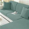 Ystyle Copriseduta Divano Elasticizzato, Universale Copricuscini Divano, Sofa Seat Cover, Copri Seduta Divano Antigraffio, Copridivano Cuscini, Coprisedile Divano (1 Posto, Verde)