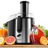Twinzee Centrifuga 850W Estrattore Frutta e Verdura - Juicer con Bocca da 75 mm e 2 Velocità
