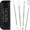 HOKIN Pulizia Denti Tartaro Ablatore Kit - Igiene Dentale Kit per Placca e Tartaro Rimozione Sbiancamento Denti kit con specchietto dentista, per Cura Orale Domestico Rimozione Tartaro, Placa