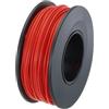 QUARKZMAN Calibro 28 Filo di Silicone 28AWG Filo Elettrico in Rame Stagnato a Spirale Alta Temperatura Bobina 49,2 Piedi Rosso per Auto Modelli Elettrodomestici
