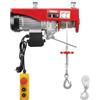 TEENO Paranco Elettrico portata max da 400/800KG, Paranco Argano Elettrico con teleconmando 220V，1450 W, Altezza di cavo Sollevamento 20 m，Motore Rame Puro