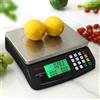 RUJIXU Bilancia cucina digitale acciaio inossidabile 30kg bilancia professionale per alimenti Ideale per panifici Mense e cucine bilancia contapezzi con display LCD Funzione Tara