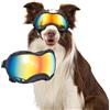 OneTigris Occhiali da sole per cani, occhiali da sole per cani, antivento e antipolvere, con protezione UV, durevoli e confortevoli, regolabili, per neve, avventure all'aria aperta, auto - M