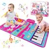 HappyGoLucky Giochi Bambina 1 2 3 4 Anni, Tappeto Gioco Bambini Unicorno Regalo Bimba 1-4 Anni Regali Giochi Bambini 1 2 3 Anni Tappeto Musicale Gioco Bambino 1 Anno 2 3 Anni Regali di Natale