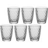 LA PORCELLANA BIANCA Etrusco Set 6 Pezzi Bicchiere Acqua 270ml Vetro