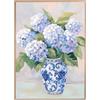 BIZZOTTO Quadro Dipinto Stampa su Tela Crown Vaso di Fiori 50x70cm
