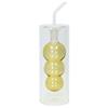 BRANDANI Oliera Bubble in Vetro con Interno Giallo 200ml
