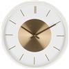 BIZZOTTO Orologio da Parete Jordy Bianco Oro 30cm