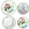 BRANDANI Flora Servizio Tavola Piatti Set 18 Pezzi Porcellana