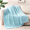 Whale Flotilla Coperta Morbida in Pile, Calda Coperta per Divano, Letto, Soffice e Accogliente, 130 x 170 cm, Blu