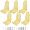 ONEBO Ganci per Specchio a Muro-6 Pezzi U Ganci per Piastrelle,Gancio Espositore per Piastrelle,per la Cucina Domestica Bagno(con 12 Viti + 12 Viti a espansione)