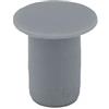 IROX 50 Tappi Copriforo 6mm IROX Grigio Plastica Profondità Foro 10mm Testa 9mm Tappo Copri Foro per mobili 6 mm