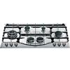 Hotpoint Ariston - Piano cottura a gas PHN 962 TS/AS/HA finitura inox antigraffio da 90cm