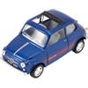 Easy Toys Modellino Auto Compatibile con Fiat 500 D'Epoca. Auto Giocattolo in Scala con Porte Apribili. Modellismo Automobile. (500c Blu)