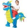 Original Cup AirSuit® Drago gonfiabile per bambini | Misura da 120 a 150 cm | Realizzato in poliestere altamente resistente - piacevole da indossare | Sistema di gonfiaggio incluso | OriginalCup
