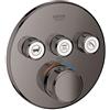 GROHE Grohtherm SmartControl 29138A00 - Kit di regolatore termostatico per doccia, tripla funzione, colore: grafite dura