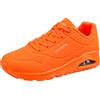 Skechers Uno - Night Shades, Sneaker Donna, Arancione, 37 EU