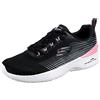 Skechers SKECH-AIR DYNAMIGHT LUMINOSITY, Scarpe da Ginnastica Donna, Black Mesh Pink Trim, 41 EU