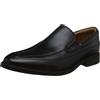 Clarks Tilden Free, Mocassini Uomo, Nero Black Leather, 43 EU