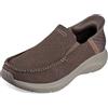 Skechers Parson RALVEN, Scivolare su Uomo, Taupe Mesh, 44 EU