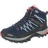 CMP Rigel Mid Wmn Trekking Shoes Wp, Scarpe da trekking Donna, B Blue Giada Peach, 40 EU