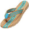 Eagsouni Infradito Uomo Donna Sandali Flip Flops Pantofole Ciabatte da Mare per Spiaggia e Piscina Estate Scarpe da Casa, Blu Mare, 40 EU