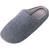 Knixmax Pantofole Uomo Donna Comode Ciabatte Estive con Memory Foam Morbide e Antiscivolo Slippers Grigio EU46-47
