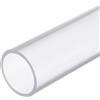 QUARKZMAN Tubo Rigido, Ttubo Trasparente PVC 43mm ID 50mm OD 14" Ad Alta Resistenza per Tubi Acqua, Acquario, Vasca per Pesci, Serra Giardino, Chiaro