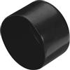 QUARKZMAN 2pz terminali in gomma da 70 mm ID in vinile per tubo tondo copri bullone protezioni per filettatur, colore nero