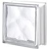 DOVARO Vetromattone ondulato vetrocemento mattone vetro Trasparente Pure BORMIOLI 19 X 19 X 8 (30)